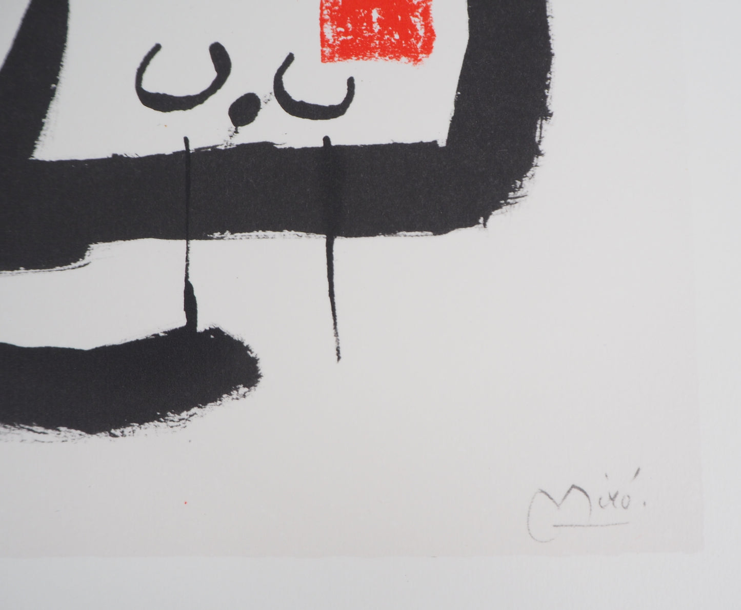 Joan MIRO : Femme et son enfant - Lithographie signée