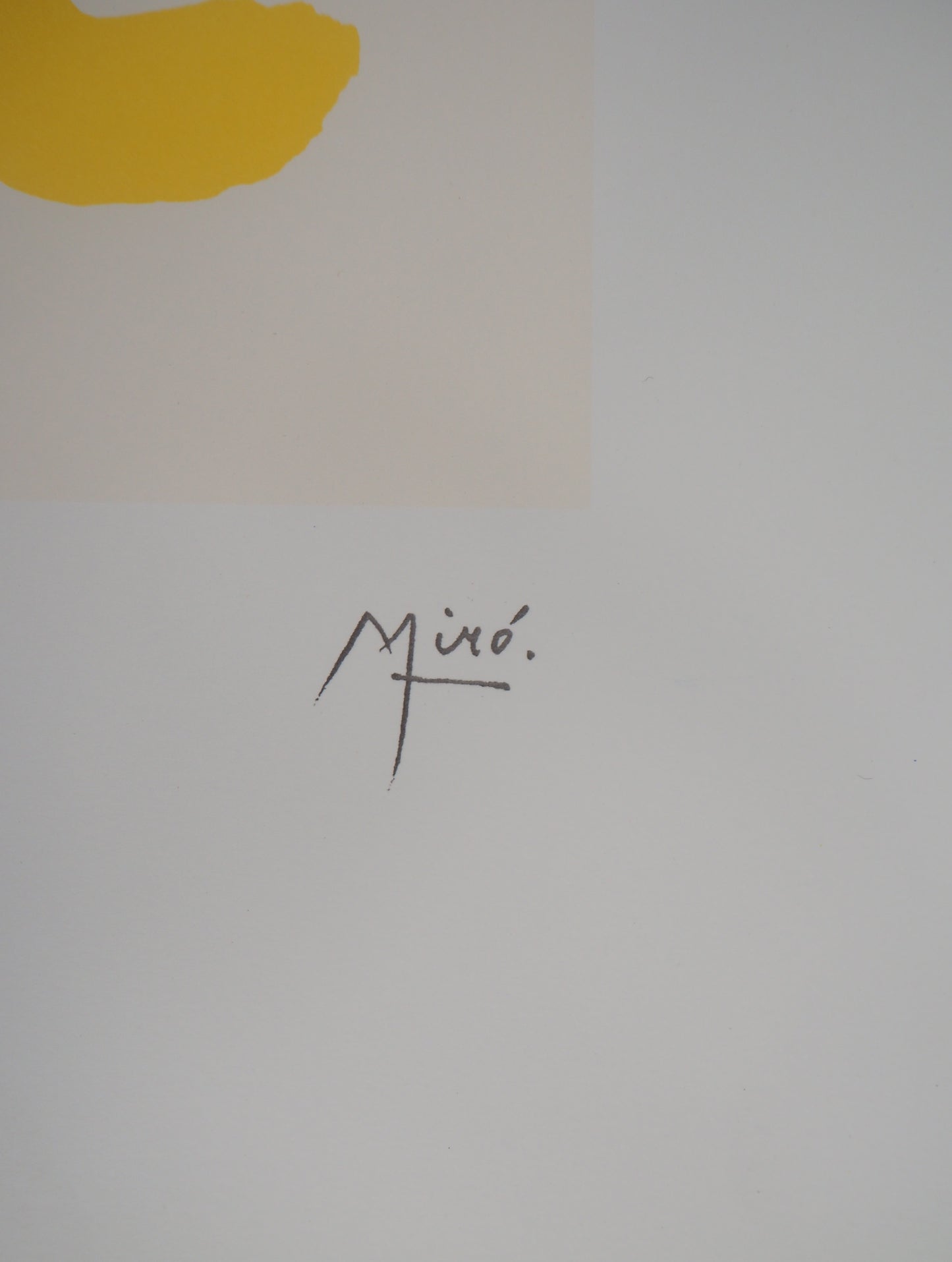Joan MIRO : Femme surréaliste et ses enfants - Lithographie signée