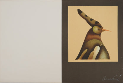 Jean Paul DONADINI : L’oiseau exotique - Lithographie Originale Signée