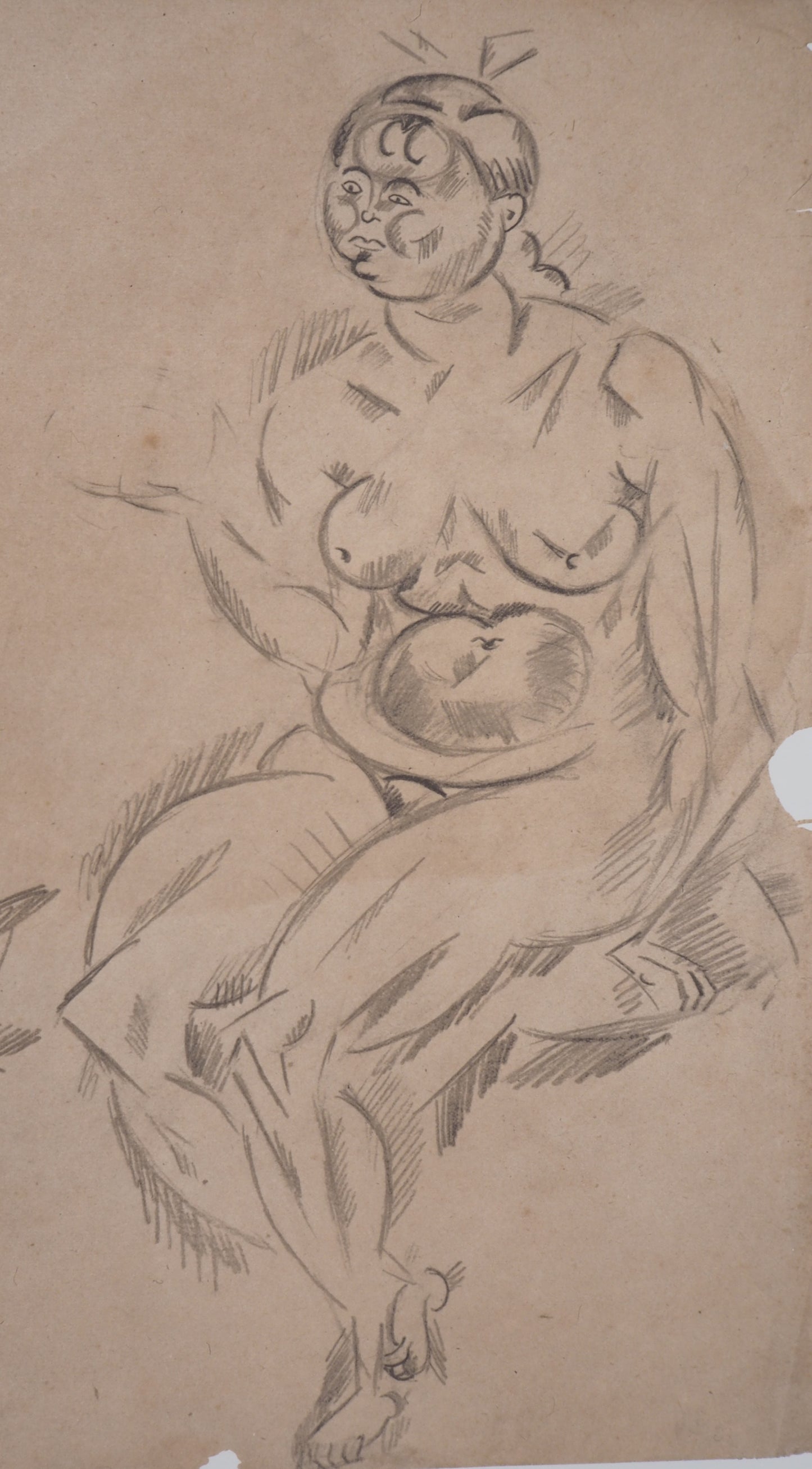 Joan MIRO : Femme nue assise - Lithographie