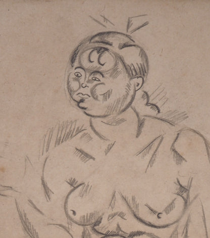 Joan MIRO : Femme nue assise - Lithographie