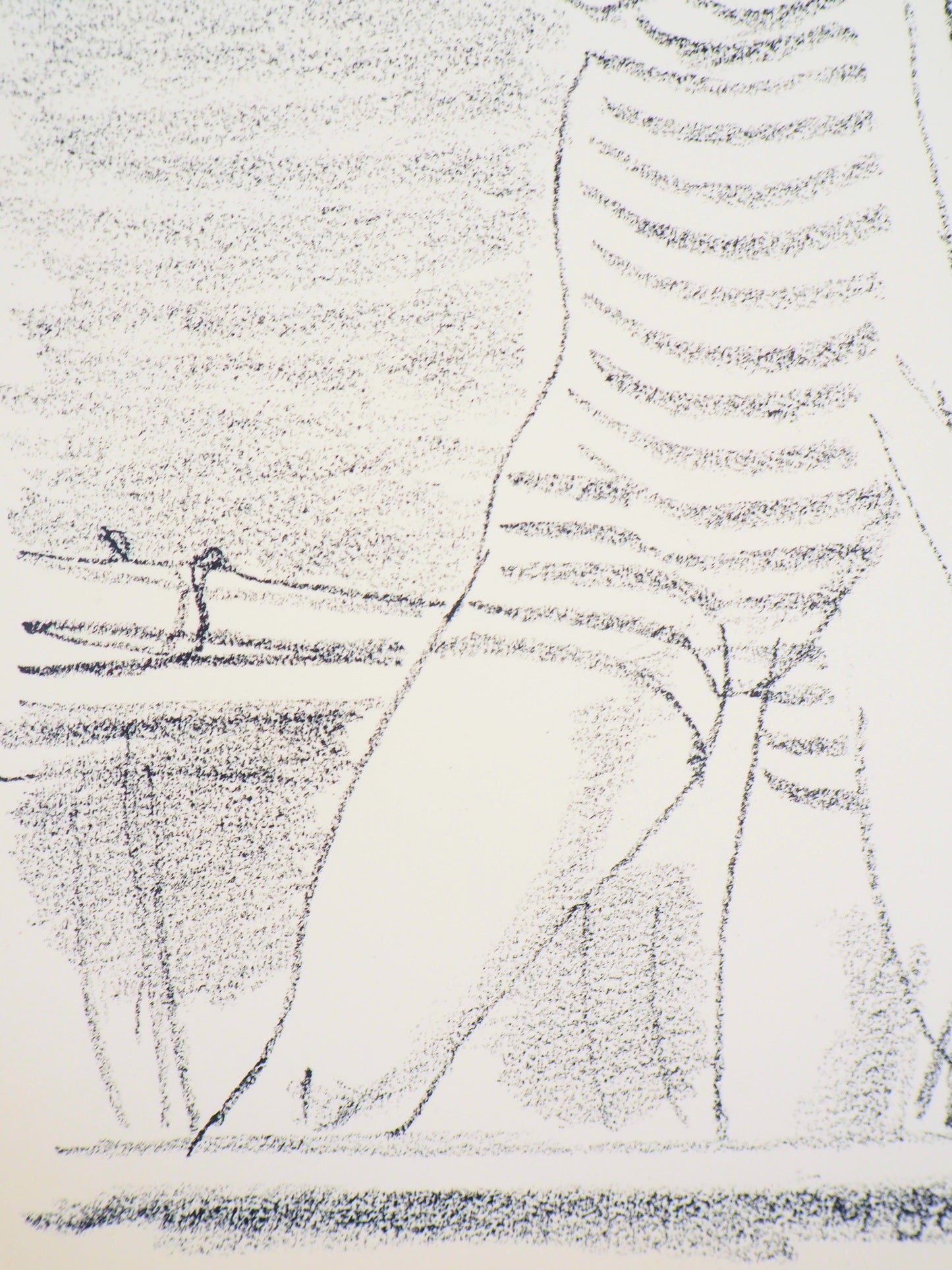 Maurice BARRAUD : Après la baignade - Lithographie originale signée