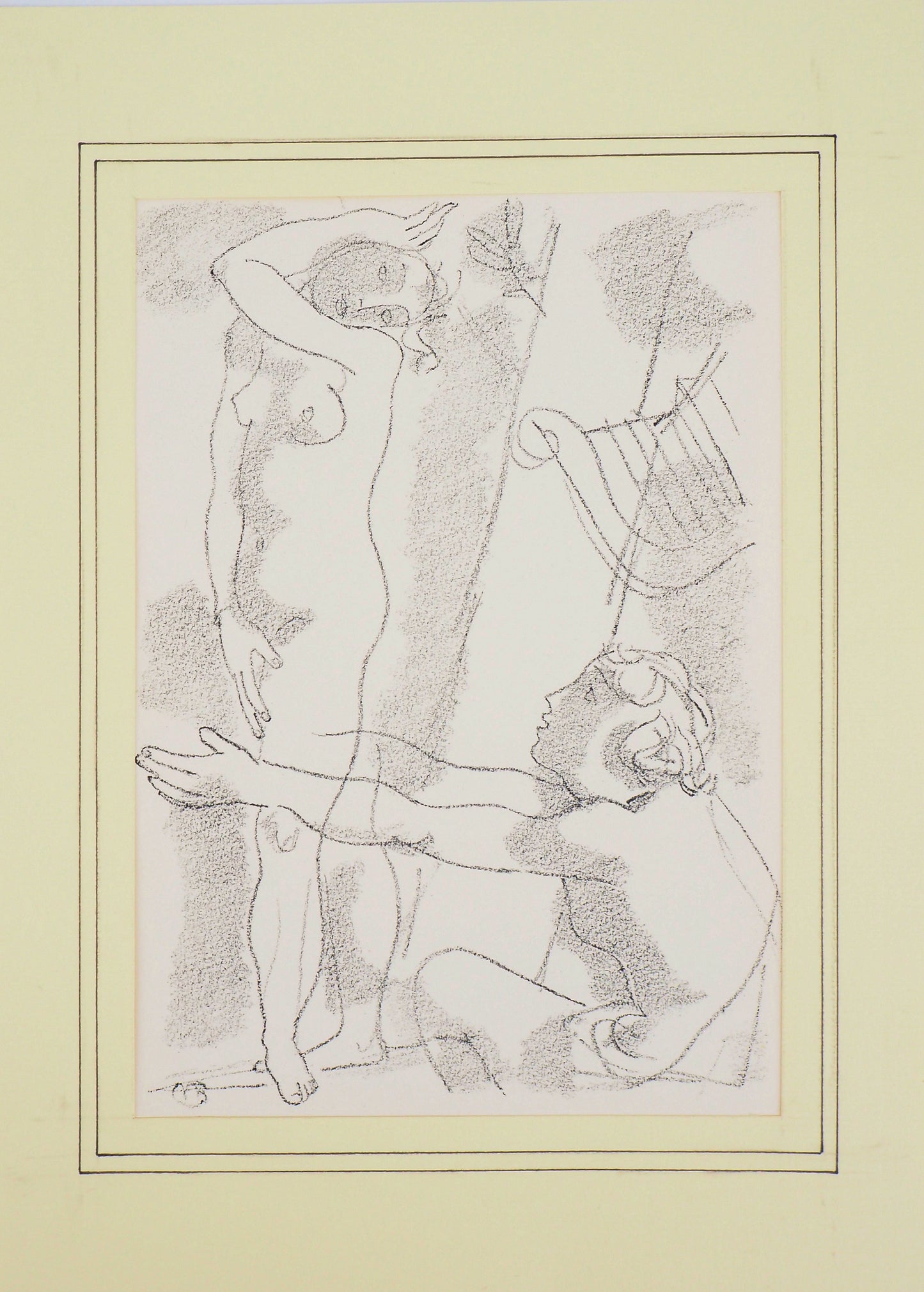 Maurice BARRAUD : Orphée- Lithographie originale signée