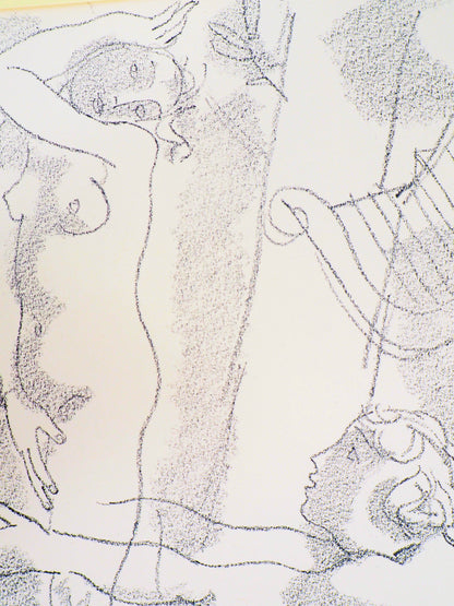 Maurice BARRAUD : Orphée- Lithographie originale signée