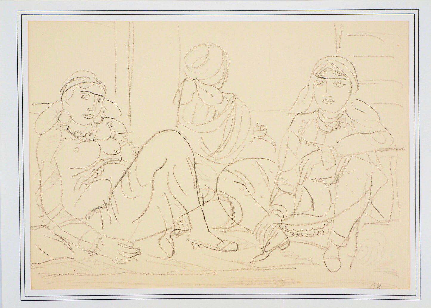 Maurice BARRAUD : L'intimité des femme d'Orient - Lithographie originale signée