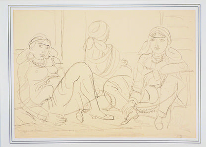 Maurice BARRAUD : L'intimité des femme d'Orient - Lithographie originale signée