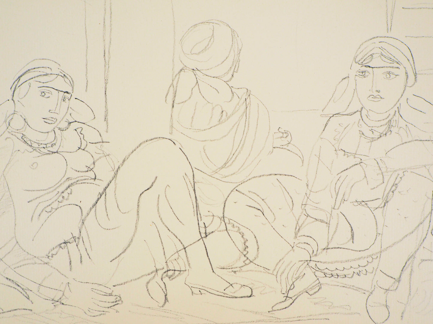 Maurice BARRAUD : L'intimité des femme d'Orient - Lithographie originale signée