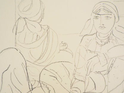 Maurice BARRAUD : L'intimité des femme d'Orient - Lithographie originale signée