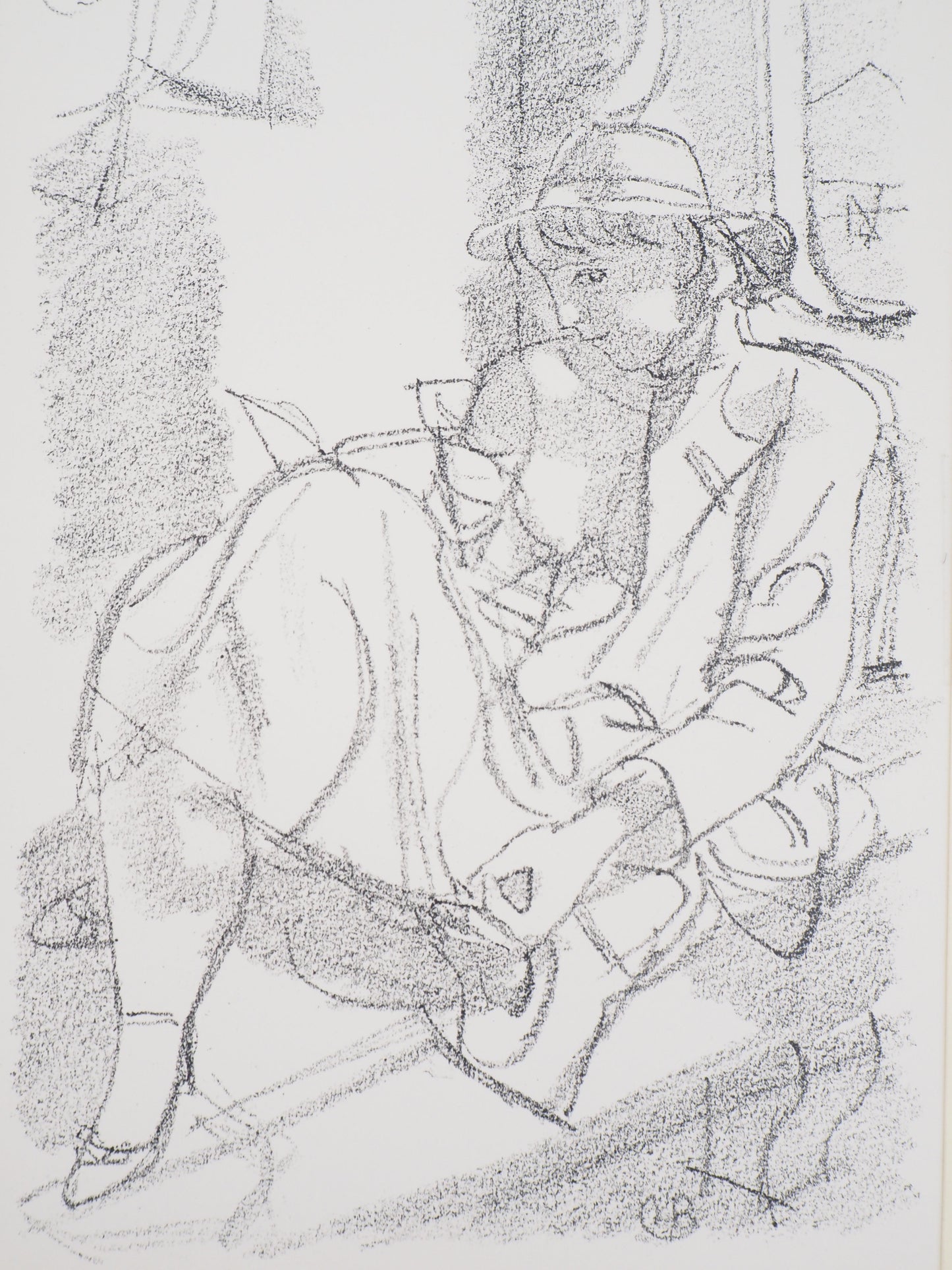 Maurice BARRAUD : La lecture- Lithographie originale signée
