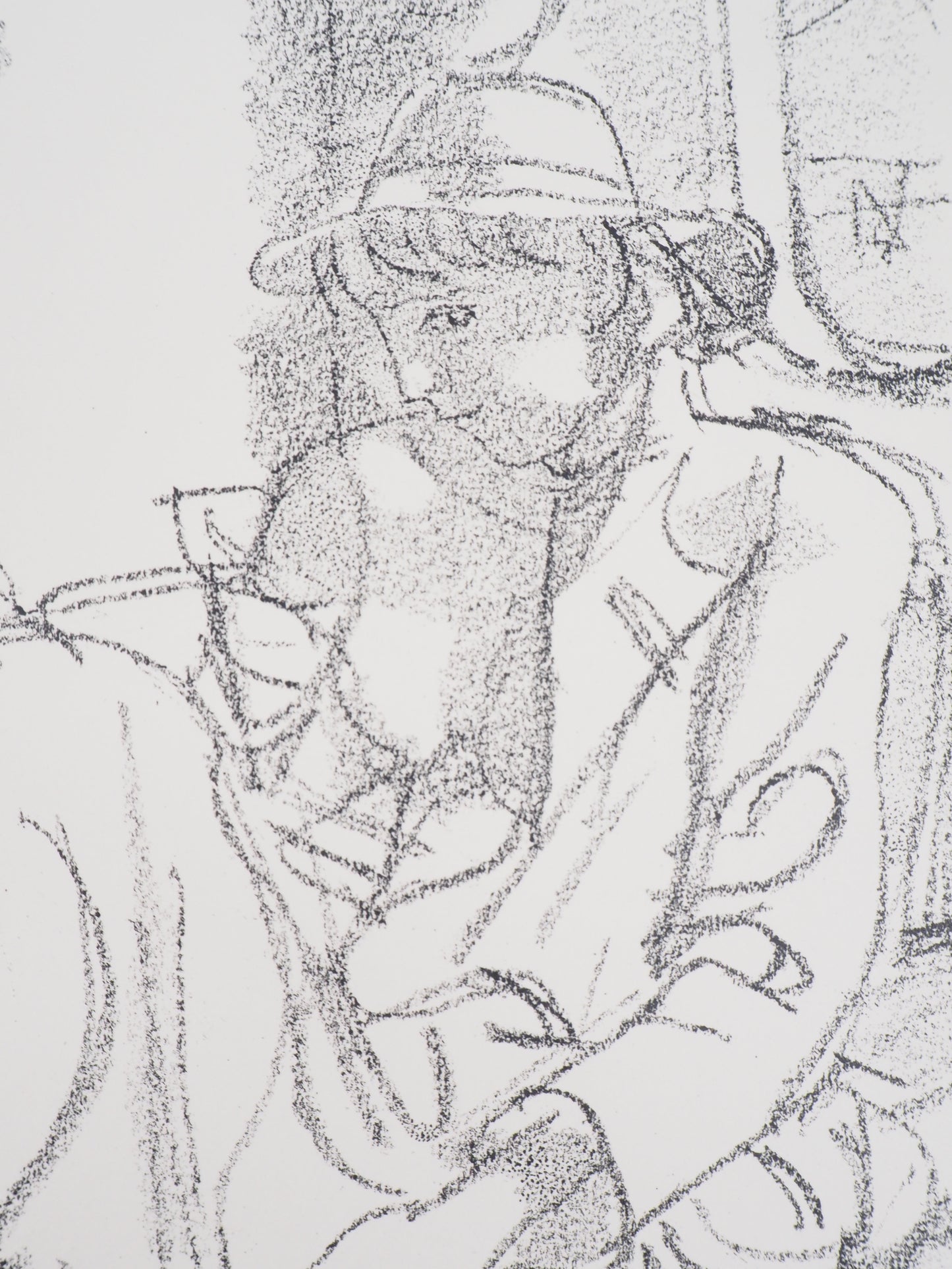 Maurice BARRAUD : La lecture- Lithographie originale signée