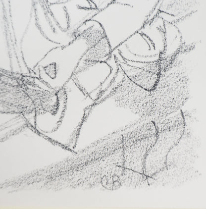 Maurice BARRAUD : La lecture- Lithographie originale signée
