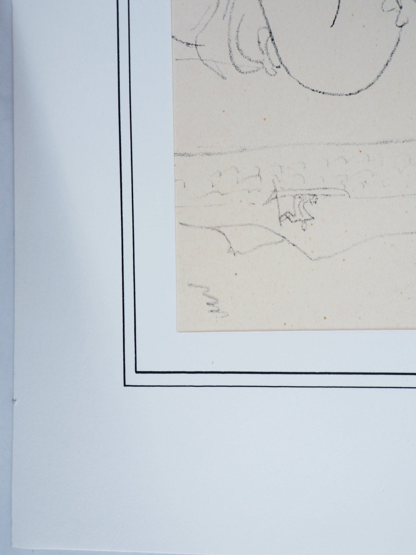 Maurice BARRAUD : Couchée dans l'herbe - Lithographie originale