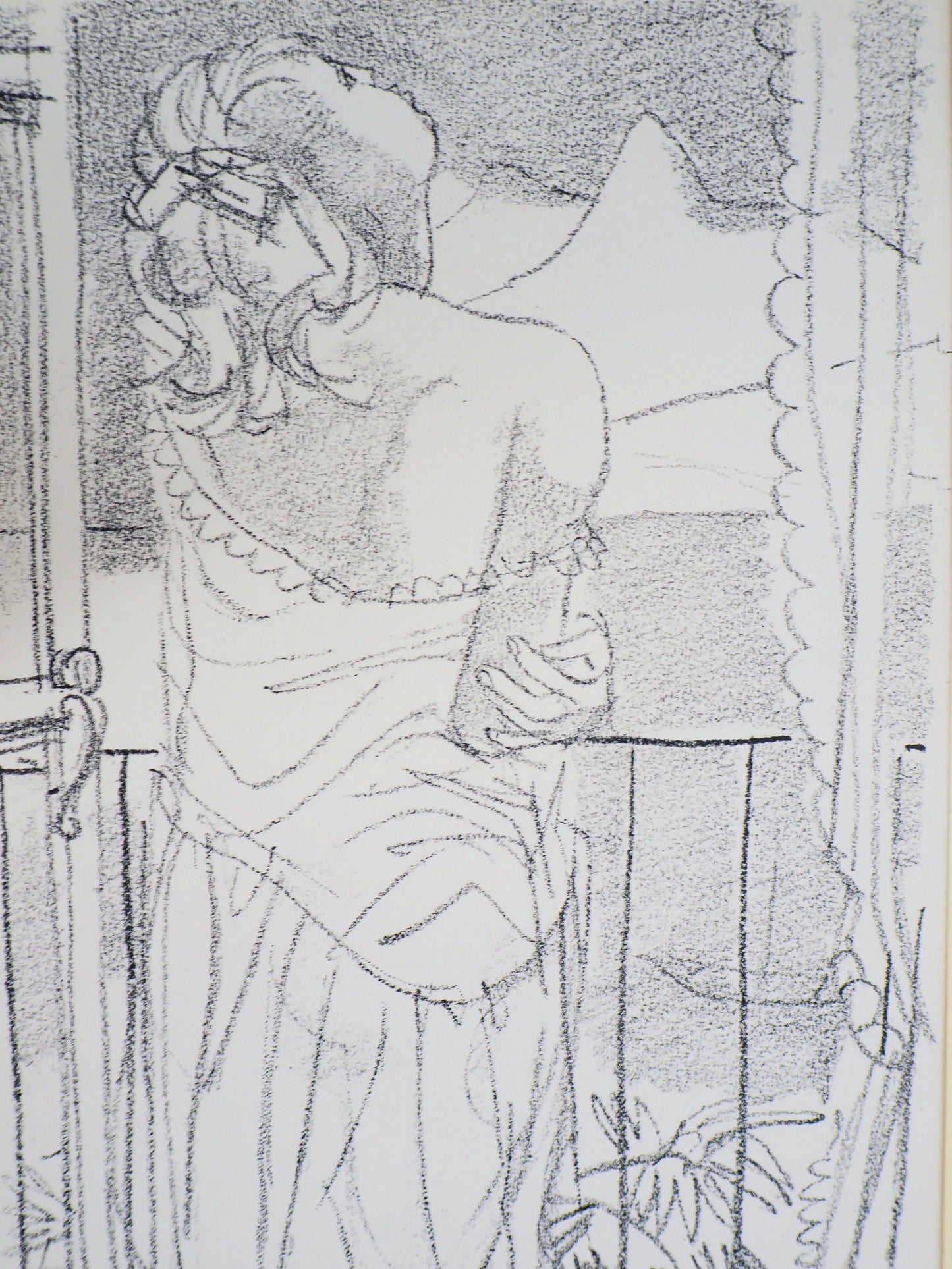 Maurice BARRAUD : La maison à la montagne - Lithographie originale signée