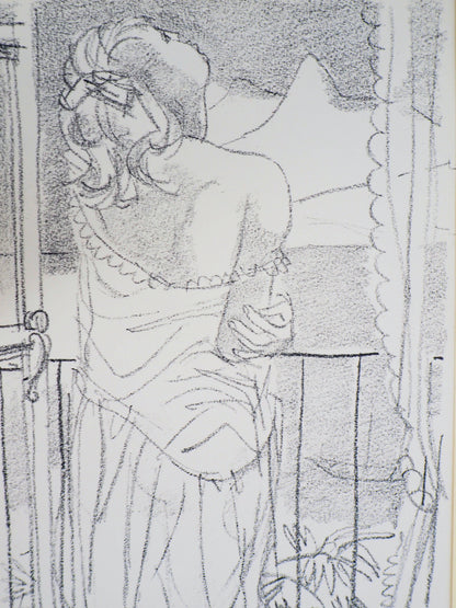 Maurice BARRAUD : La maison à la montagne - Lithographie originale signée