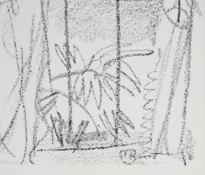 Maurice BARRAUD : La maison à la montagne - Lithographie originale signée