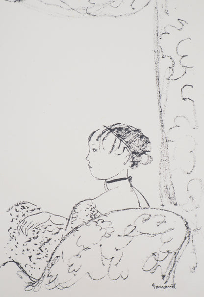 Maurice BARRAUD : Un couple - Lithographie originale signée