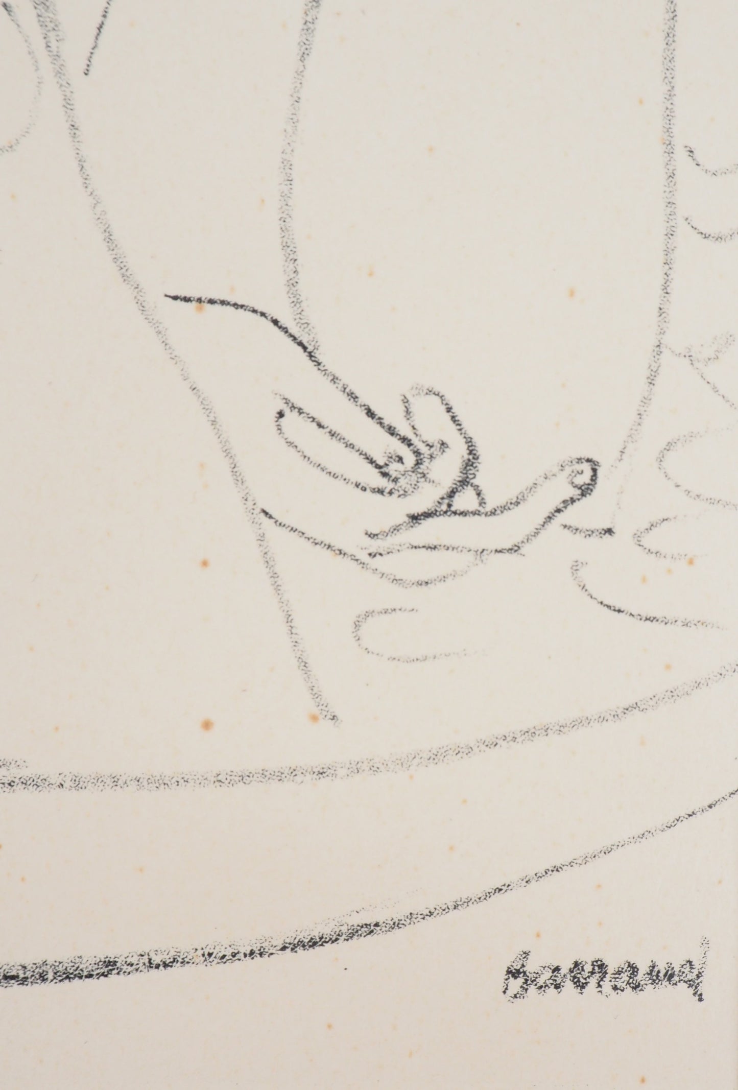 Maurice BARRAUD : Femme dans son bain - Lithographie originale signée