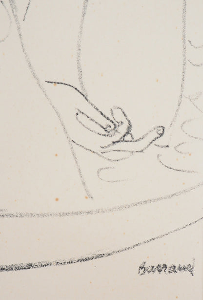 Maurice BARRAUD : Femme dans son bain - Lithographie originale signée