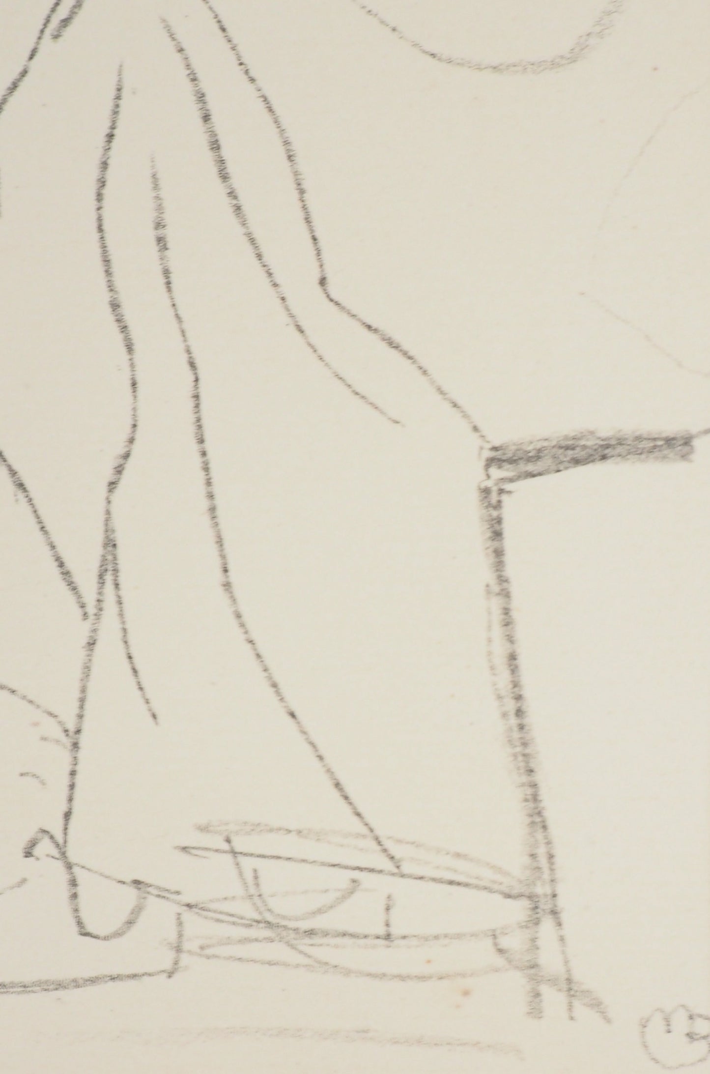 Maurice BARRAUD : Discussion sur la place - Lithographie originale signée