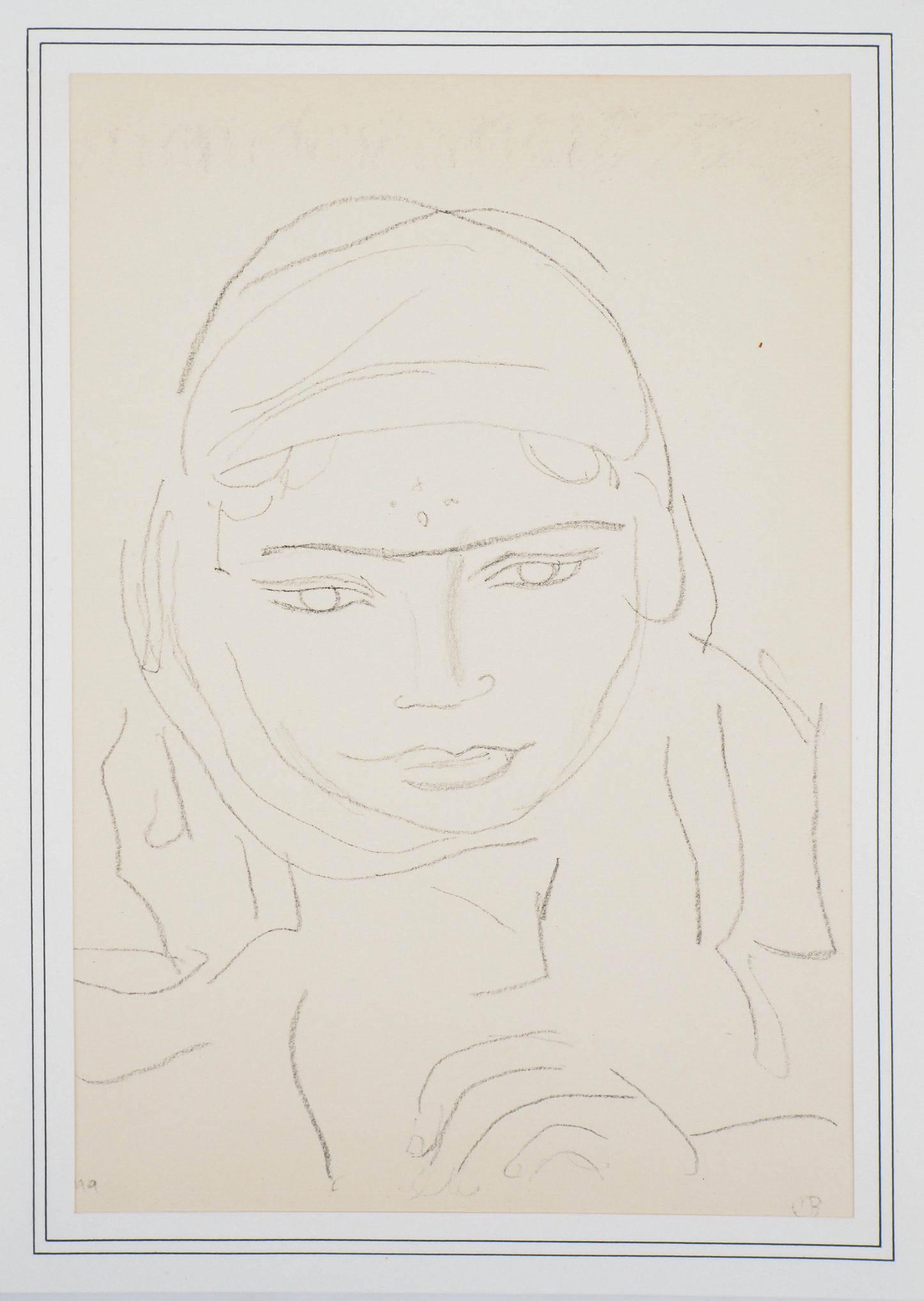 Maurice BARRAUD : Femme Indienne - Lithographie originale signée