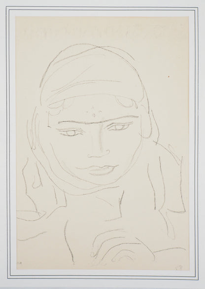 Maurice BARRAUD : Femme Indienne - Lithographie originale signée