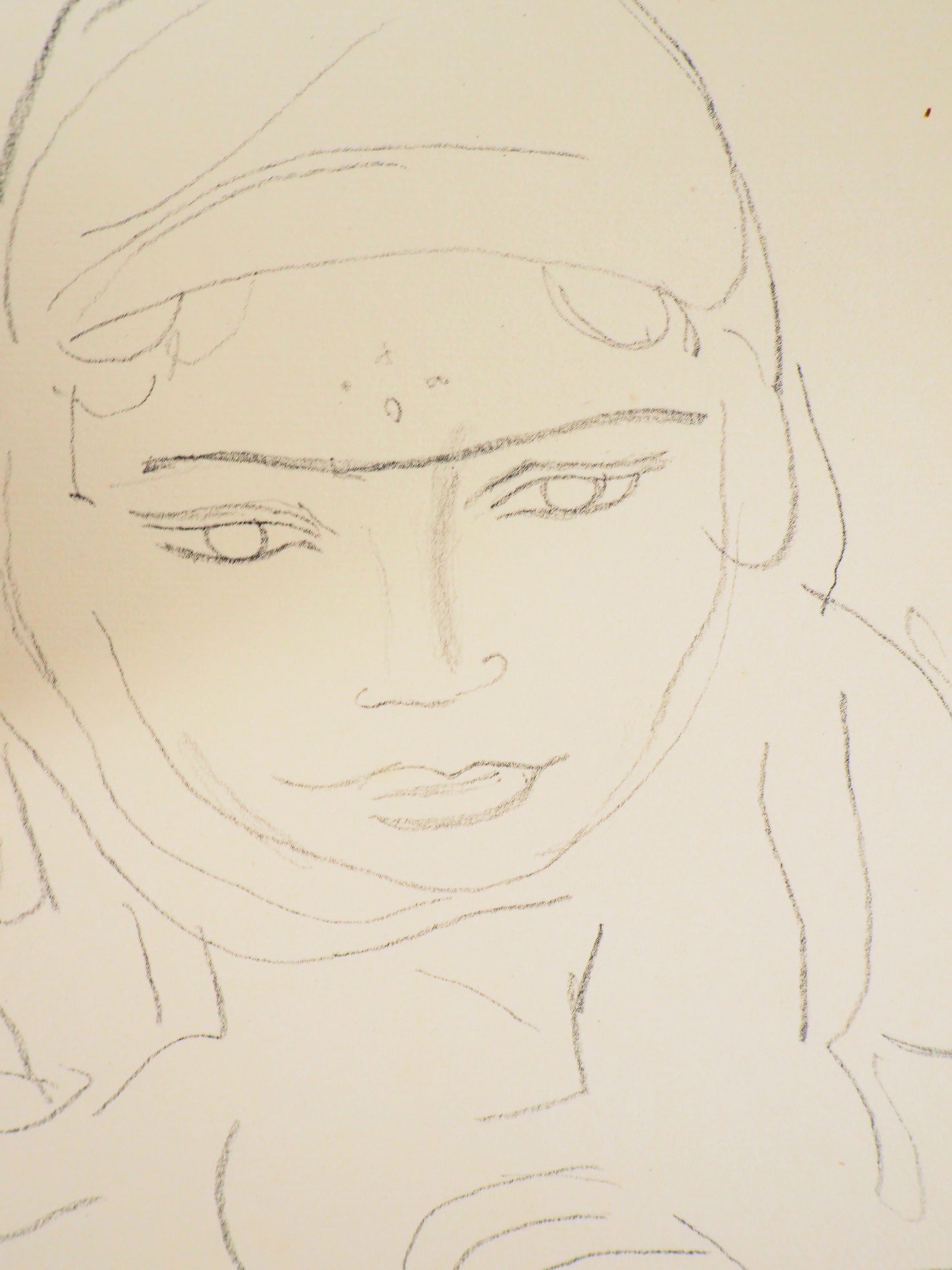 Maurice BARRAUD : Femme Indienne - Lithographie originale signée