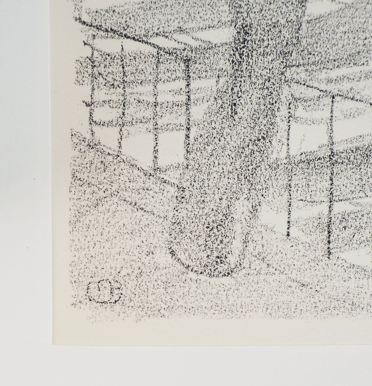 Maurice BARRAUD : Le peuplier au bord du lac - Lithographie originale signée