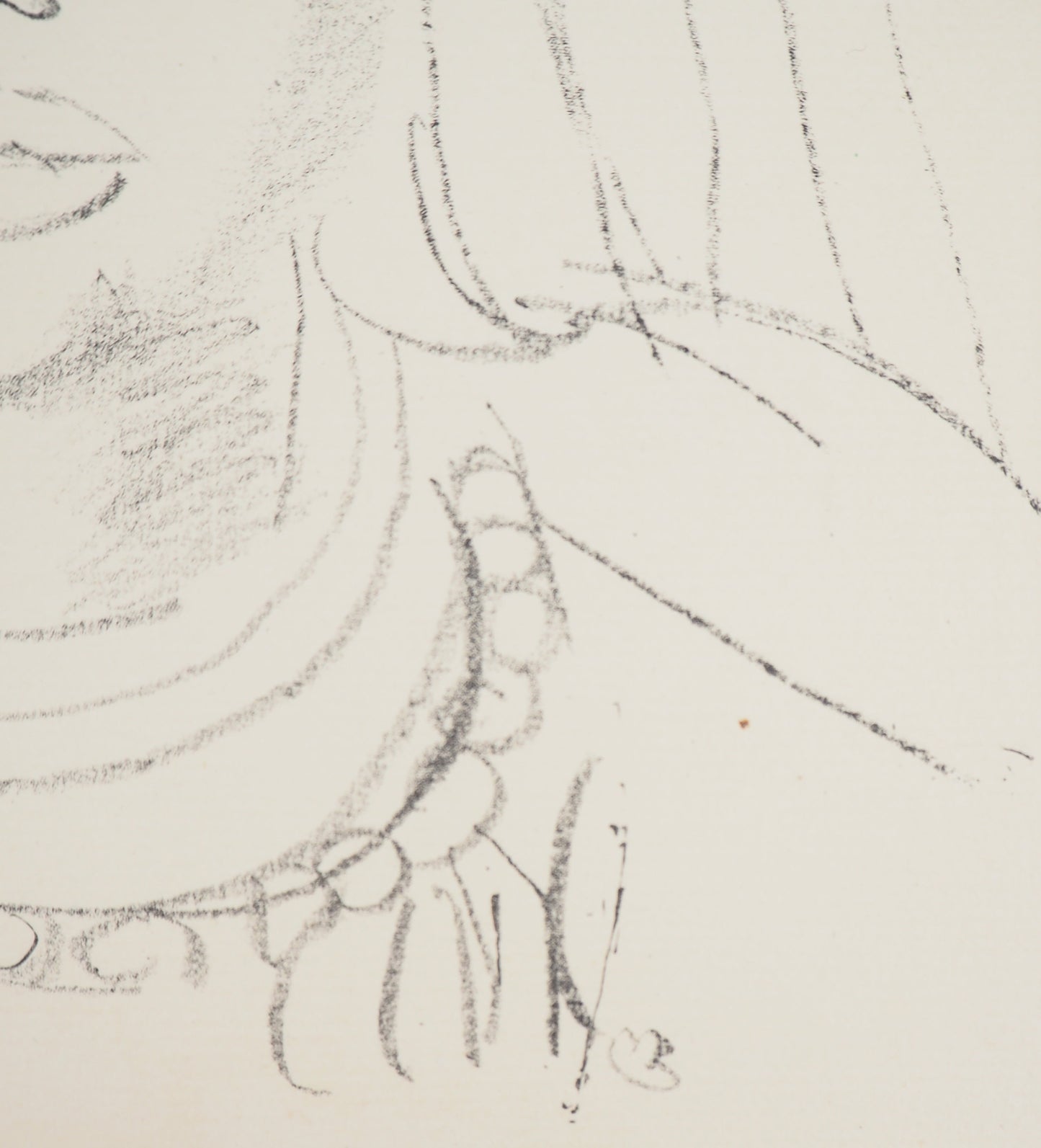 Maurice BARRAUD : La femme au collier de perles - Lithographie originale signée