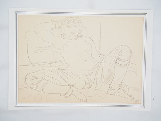 Maurice BARRAUD : Femme orientale - Lithographie originale signée