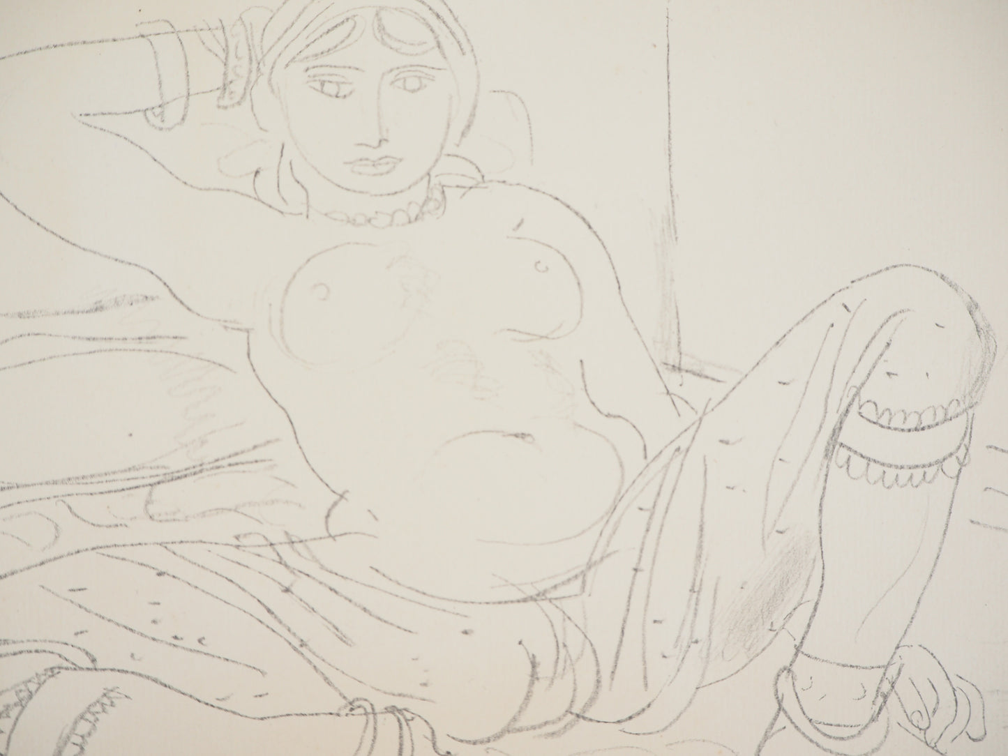 Maurice BARRAUD : Femme orientale - Lithographie originale signée