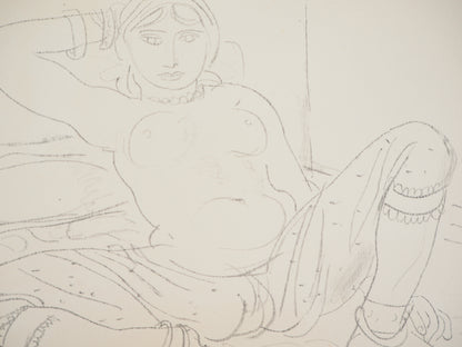 Maurice BARRAUD : Femme orientale - Lithographie originale signée