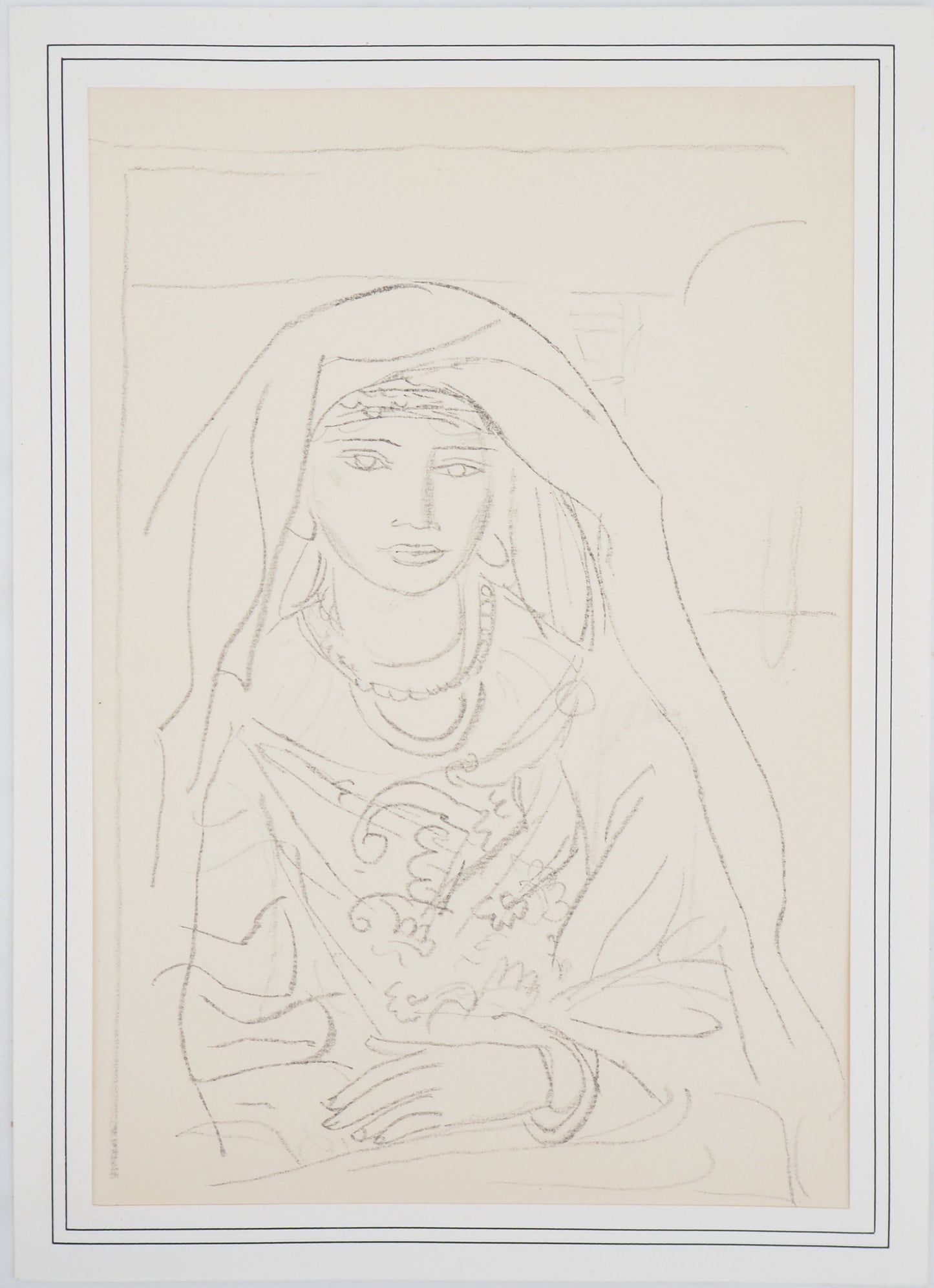 Maurice BARRAUD : L'Orientale - Lithographie originale