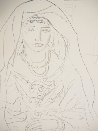 Maurice BARRAUD : L'Orientale - Lithographie originale