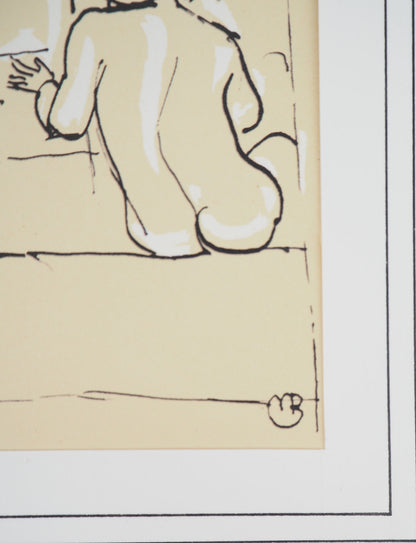 Maurice BARRAUD : Femmes en tenue de plage - Lithographie originale signée