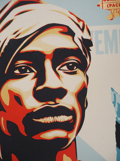Shepard FAIREY (OBEY) : Voting Rights are Human Rights - Lithographie originale signée et numérotée