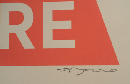 Thomas WIMBERLY (NEVERMIND) : Vote Your Future - Lithographie originale signée