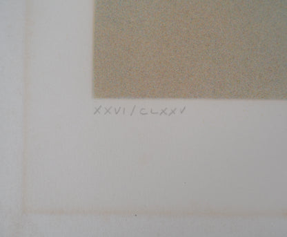 Guy RIBES : Nu aux fleurs - Lithographie originale signée