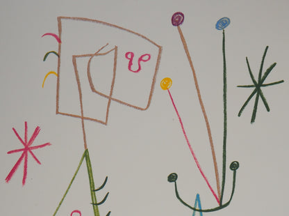 Joan MIRO : Famille à l’étoile - Lithographie signée
