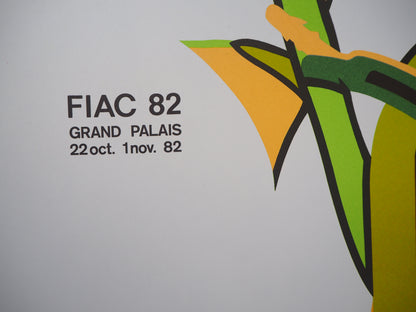 Hervé TELEMAQUE : Le Germe, FIAC 1982 - Lithographie originale