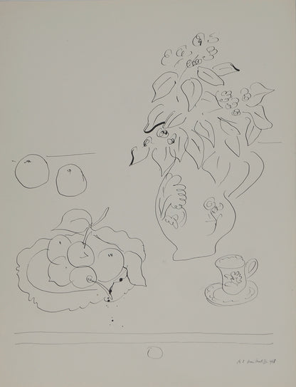 Henri MATISSE : Nature morte aux citrons - Lithographie signée