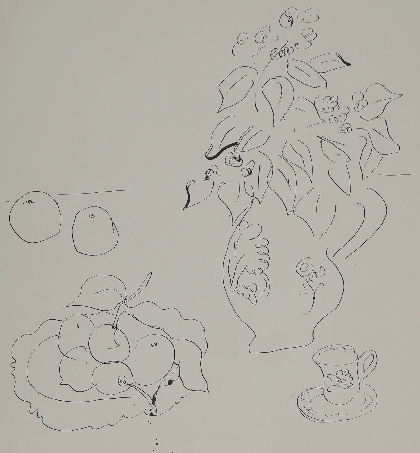 Henri MATISSE : Nature morte aux citrons - Lithographie signée