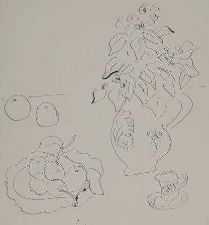 Henri MATISSE : Nature morte aux citrons - Lithographie signée