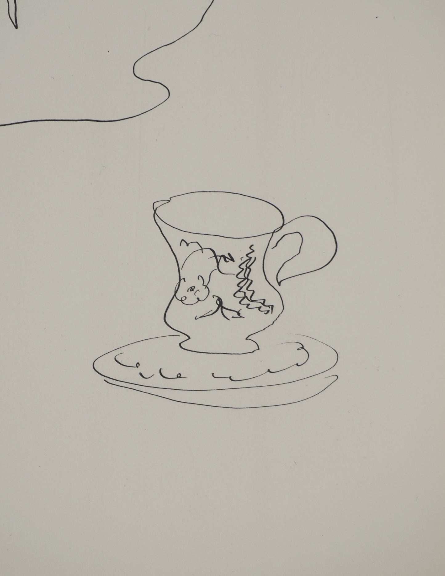 Henri MATISSE : La carafe fleurie - Lithographie signée