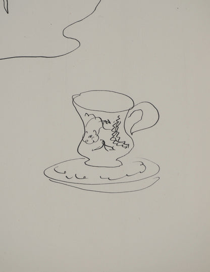 Henri MATISSE : La carafe fleurie - Lithographie signée