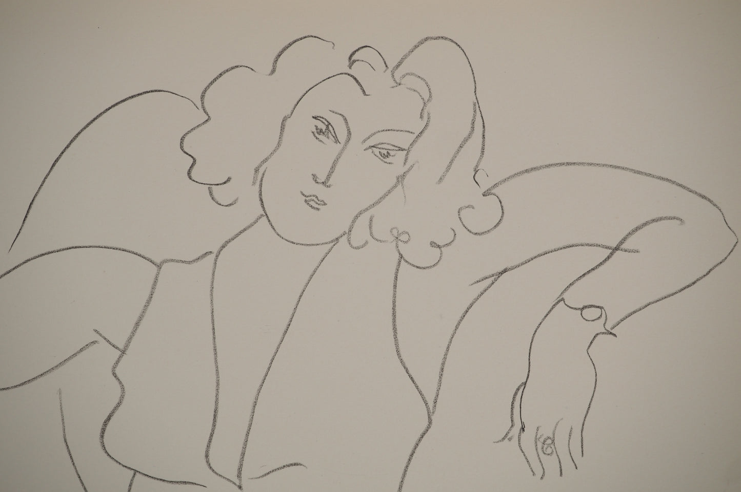 Henri MATISSE : Femme timide - Lithographie signée