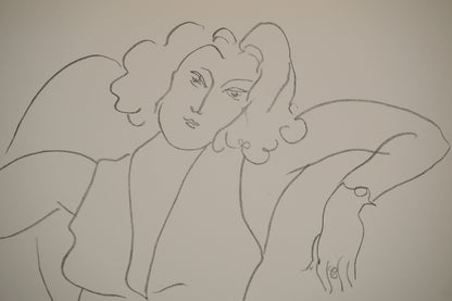 Henri MATISSE : Femme timide - Lithographie signée