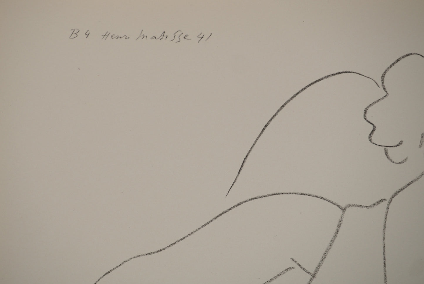 Henri MATISSE : Femme timide - Lithographie signée