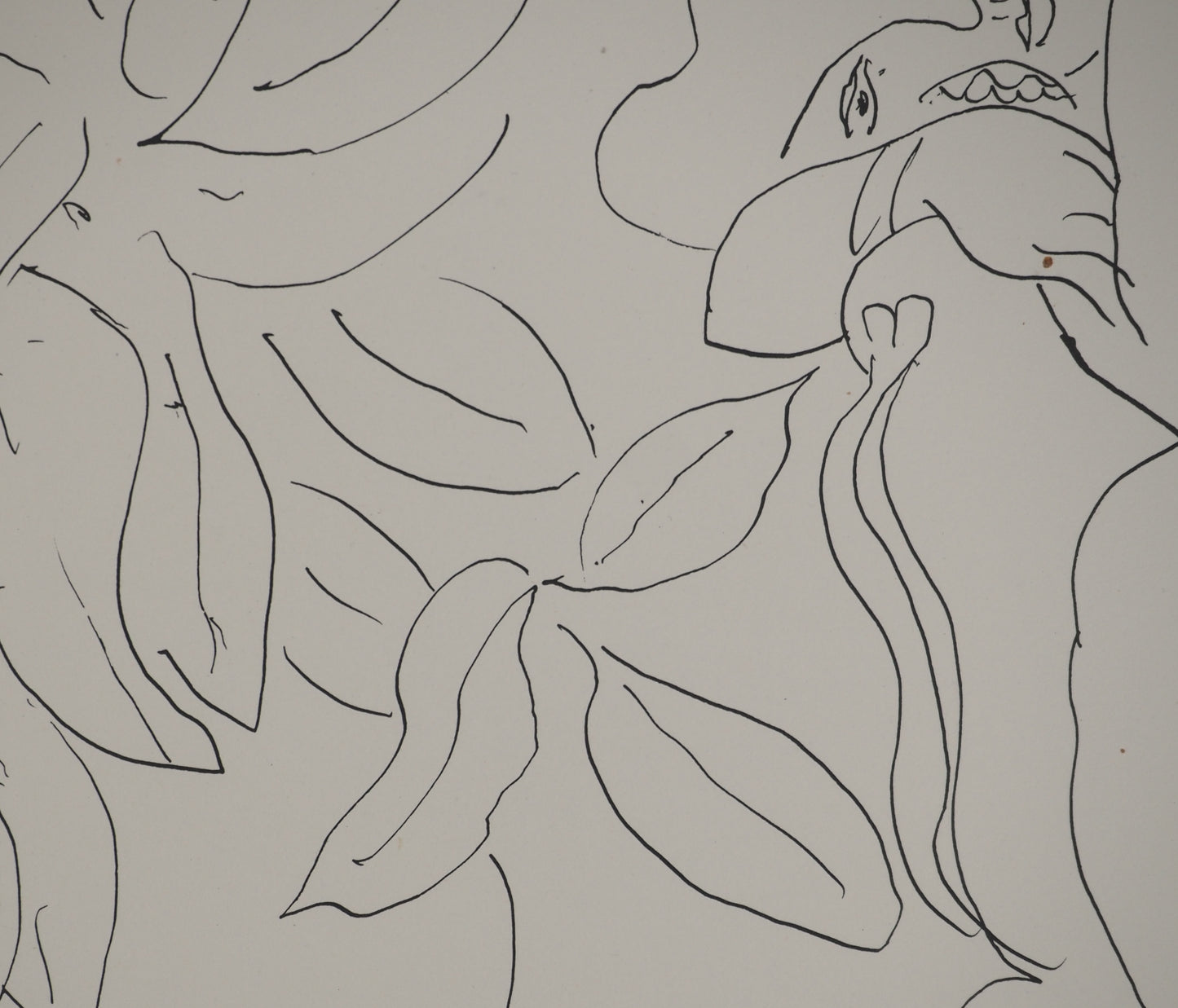 Henri MATISSE : Femme au regard enjôleur  - Lithographie signée