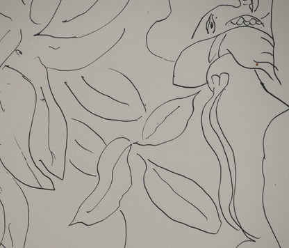 Henri MATISSE : Femme au regard enjôleur  - Lithographie signée
