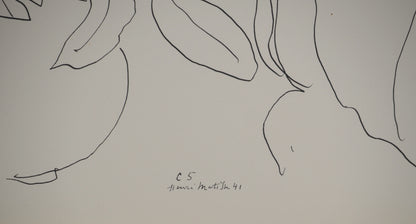 Henri MATISSE : Femme au regard enjôleur  - Lithographie signée